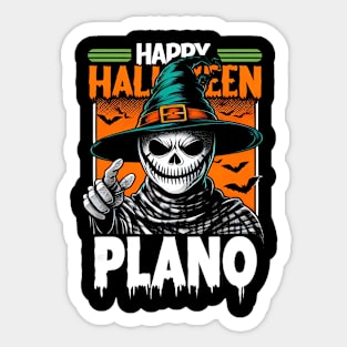 Plano Halloween Sticker